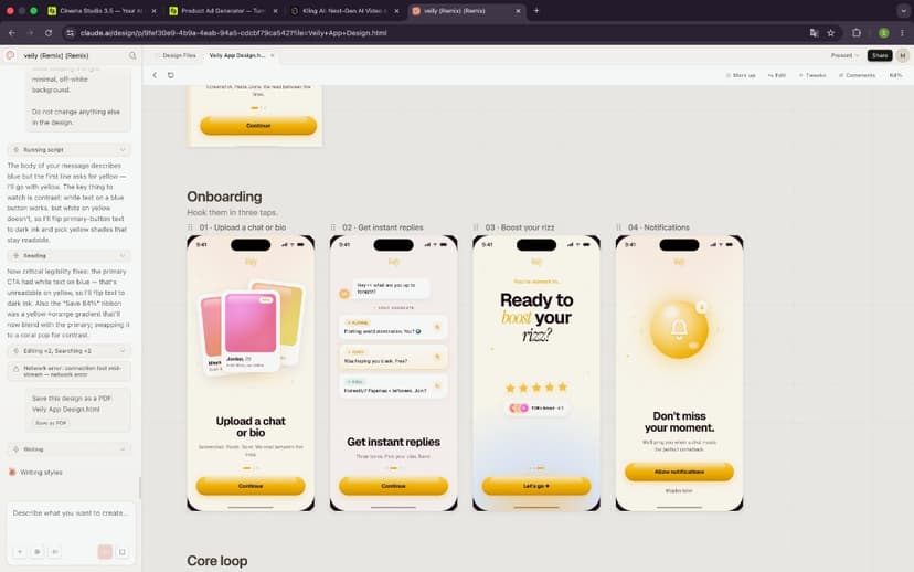 Veily app — instant AI reply suggestions